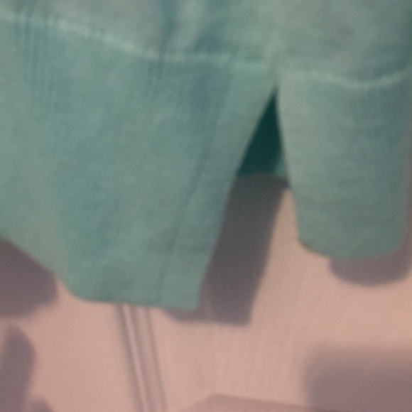 Long sleeve, aqua Gap sweater. Medium. - Picture 4 of 5